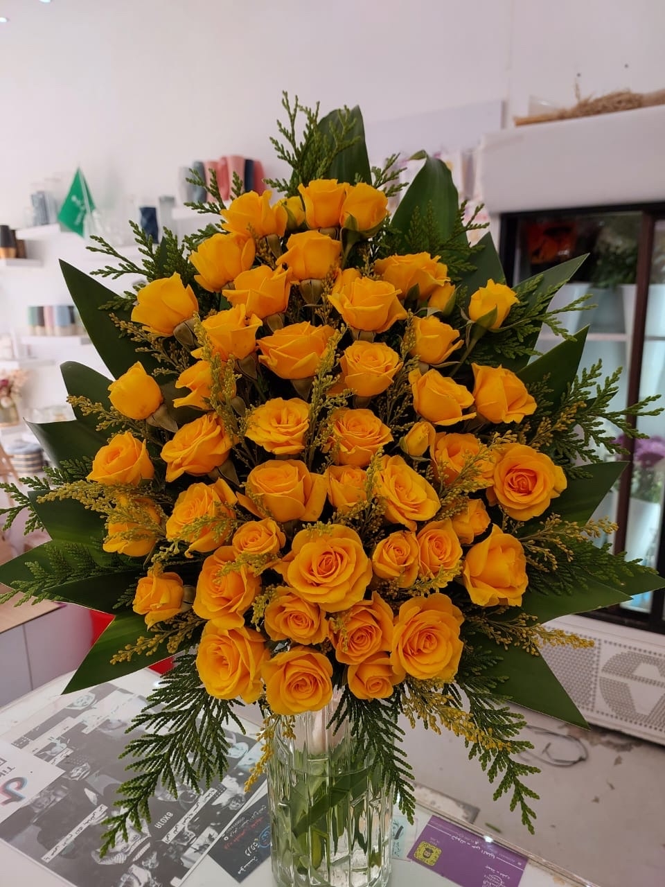 فازه ورد طبيعي