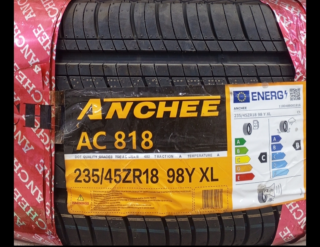 كفرات 235/45/18 انشي