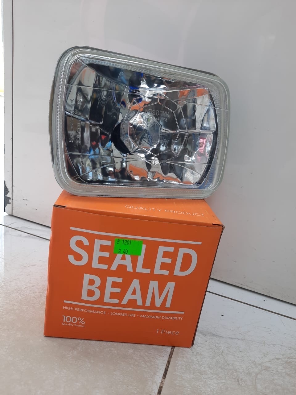 شمعه مربع كبير كرستال