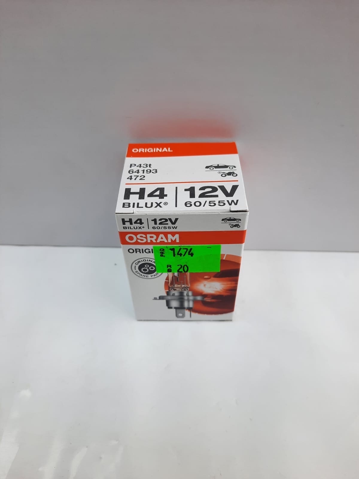 شمعه نور  H4 الماني 60علا 55